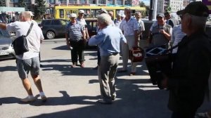 Барыня с пляской на Липецком рынке под Елецкую Рояльную гармонь