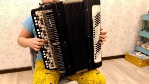 Менуэт Л.Моцарт на выборный системе баяна