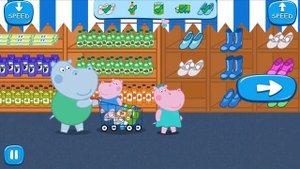 Hippo Supermarket Shopping Games for Kids - Hippo Kids Games Full Episode 12 - Baby Games Videos