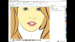 Рисование векторного портрета по фото в Corel Draw