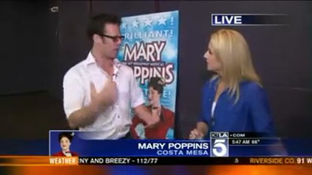 Mary Poppins interview for KTLA
