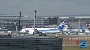 All Nippon Airways Boeing 787 (Dreamliner) start at Frankfurt International Airport