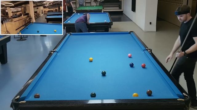 Забиваю подряд 15 шаров с кия (+ вид от 1-го лица) смотреть онлайн