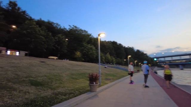 Прогулка по набережной Воробьевых гор | Москва | Moscow walk 4K 30 fps ASMR 2022