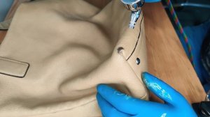 Ремонт покраска углов кожаной сумки + запайка резиной уреза кожи