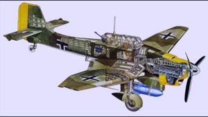 Немецкий пикирующий бомбардировщик Ju.87 Stuka
