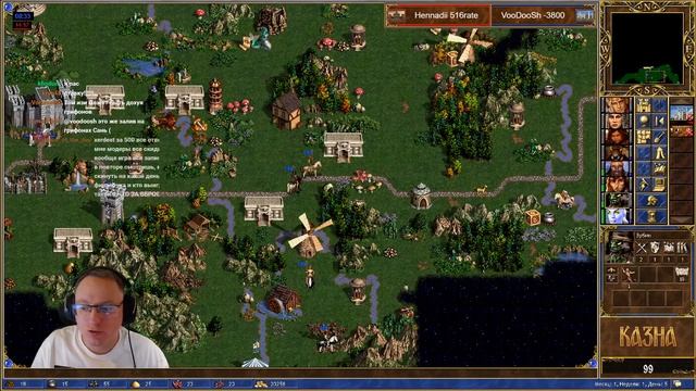 Герои 3. HOTA:JC. VooDooShЗамок vs TurgeneffПричал 31.05.2021