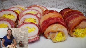 НЕОБЫЧНЫЕ Куриные Рулетики Быстро и ВКУСНО! Рулетики из куриного филе с сыром в беконе рецепт
