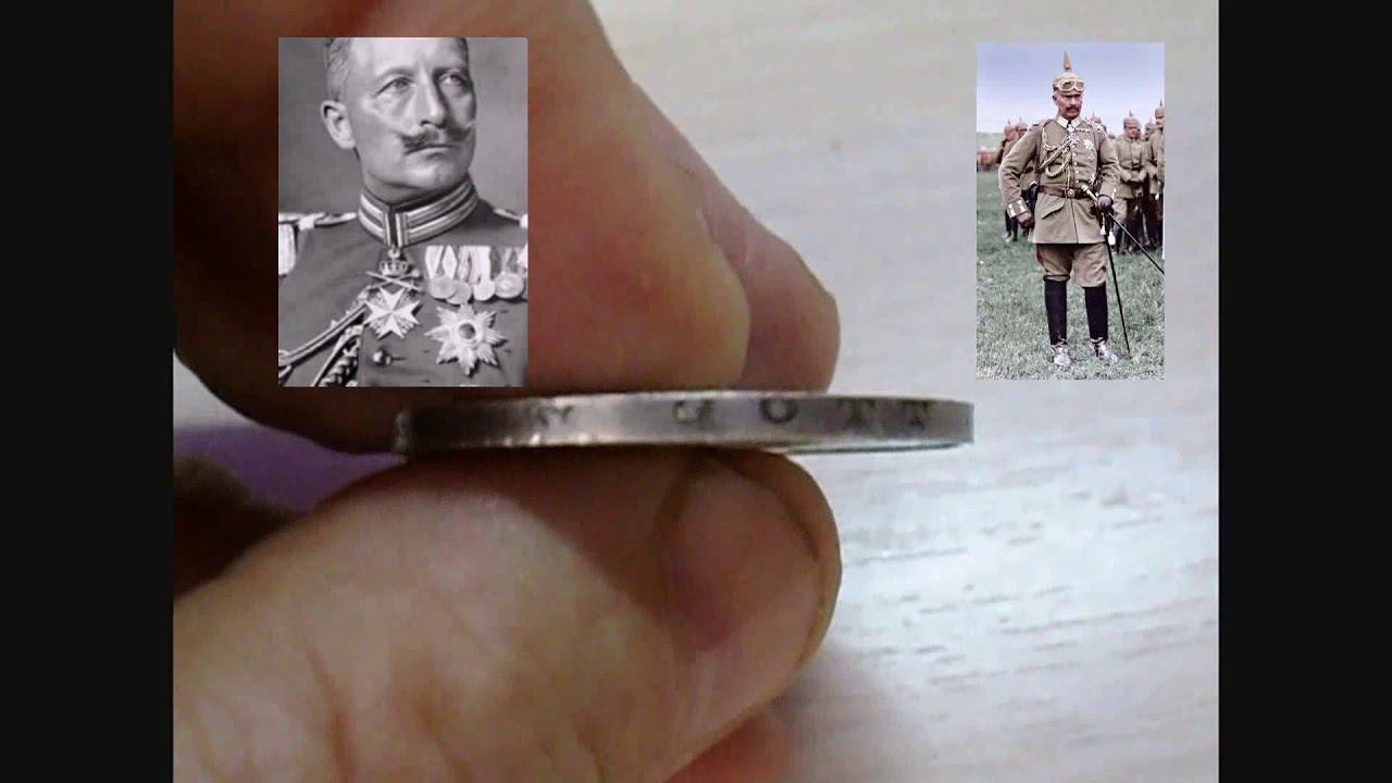Обзор юбилейной (25 лет царствования Вильгельма II) монеты 3 рейхсмарки 1913 года!