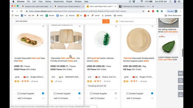 Amazon FBA Product Ideas Series 2019 #5 Palm Leaf Plates | Quick Analysis & Study смотреть онлайн