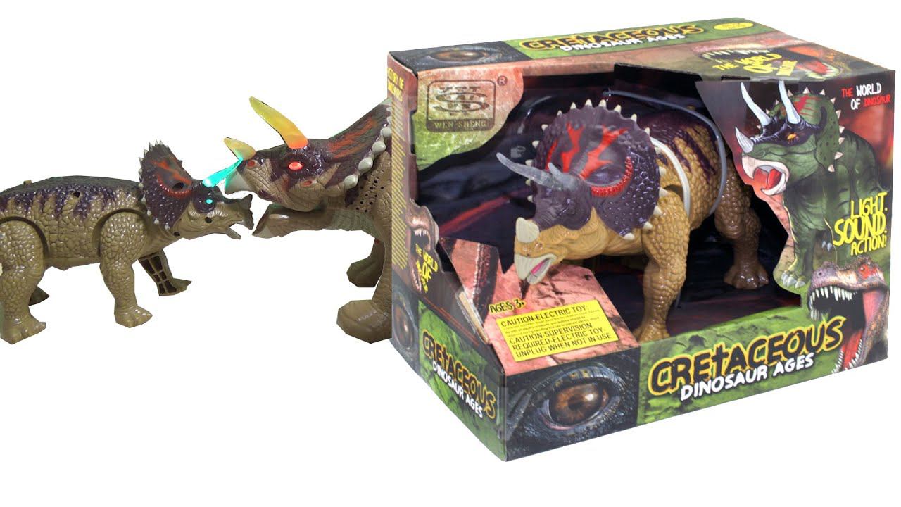 Динозавры.Игрушки динозавры новая распаковка Triceratops dinosaur new toy смотреть онлайн