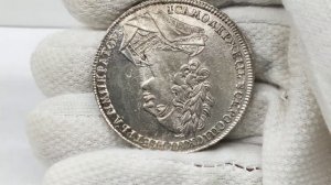1 рубль 1724 г. Биткин:#923 (R1)  Дьяков:1465 (R1)