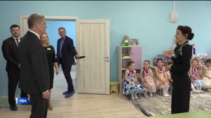 В рамках рабочей поездки по Уфе Радий Хабиров посетил новый корпус Детского сада № 53