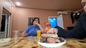 СЕМЬЯ ГИТЕЛЬМАНОВ ПРАЗДНУЕТ 23 ФЕВРАЛЯ В САУНЕ! ЗАСТОЛЬЕ ПЬЯНКА ШАШЛЫКИ В САУНЕ ГУЛЯНКА!