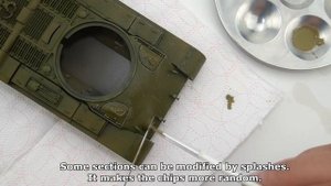 How to: AFV chipping tutorial. 5 methods. Как сделать сколы на модели танка: 5 способов