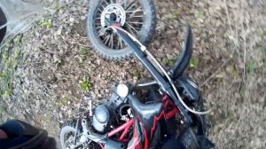 Питбайк Irbis ttr 125 в деле, финал проекта.