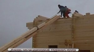 Строительство дома из профилированного бруса по проекту 150 200 005