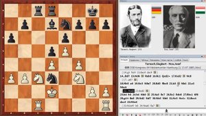 Шахматы. Зигберт Тарраш. ТАКОЙ ПАРТИЕЙ гордился бы каждый!
