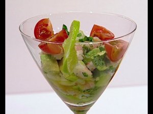 Салат-коктейль с креветками