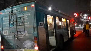 Троллейбус Тролза-5275.07 "Оптима" следует по маршруту 1 "Ярославль-Главный - Шинный з-д"