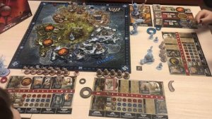 Играем в "Кровь и Ярость" (Blood Rage). Викинги мечтающие попасть в Вальхаллу