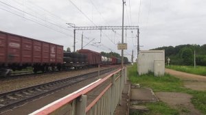 ЭР2Т-7202/ВЛ10У-611 станция Батюшково