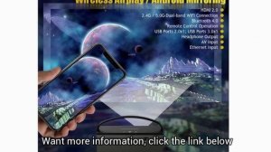 Video Projector 3D DLP Link Android COCAR V7 Projector