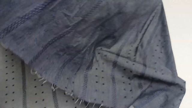 Шамбре с синей вышивкой 087.1464 смотреть онлайн