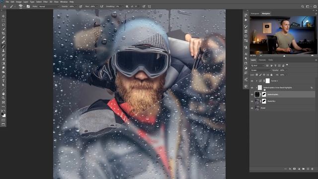 Dramatic Raindrops Effect in Photoshop - EASILY! смотреть онлайн