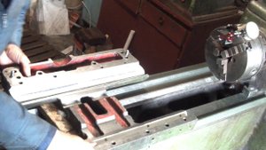 Проверка перпендикулярности поперечных салазок