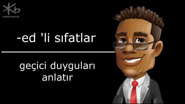 Ders 62 | -ing 'li ve -ed 'li Sıfatlar | Konuşma dili | İngilizce