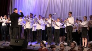 Песня о Волге из к/ф "Волга-Волга" Городской детско-юношеский духовой оркестр, г.Кострома 09.04.202