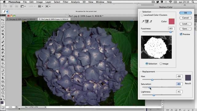 Usando a ferramenta Replace Color no Photoshop CS5 смотреть онлайн