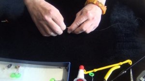 Маховая оснастка при поплавке с одной точкой крепления