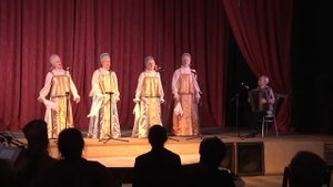 Ты позволь, хозяйка. Исполняет квартет "Горлинка". (Ой, калина, ой малина, черная смородина.)