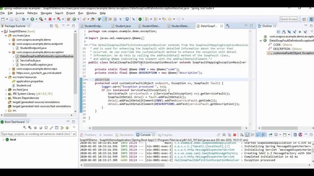 Spring Boot Soap Web Service Example смотреть онлайн