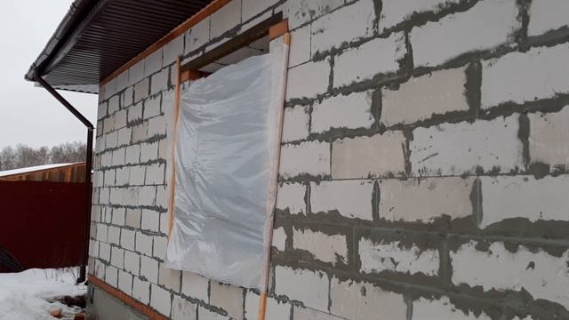 Строим#Переселенцы из Казахстана в Россию строят дом