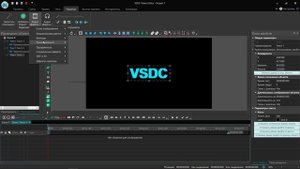 Как сделать Интро 1. Режим смешивания Xor, Plus. Бесплатный видеоредактор VSDC Free Video Editor.