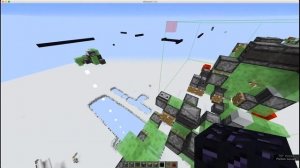 Minecraft Flying Machine TNT Quarry