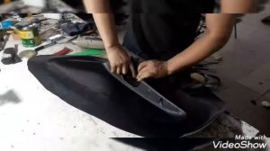 Перетяжка дверных вставок. MITSUBISHI Carizma.