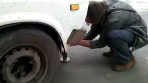 Колесо сломалось!