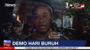 RICUH! Demo Hari Buruh, Polisi Amankan Sejumlah Mahasiswa di Makassar - iNews Pagi 02/05