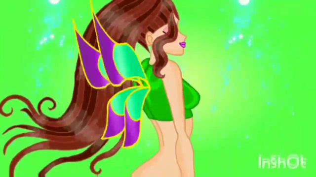 Анимация превращение Наи/ Автор братик Plantswar Winx! смотреть онлайн