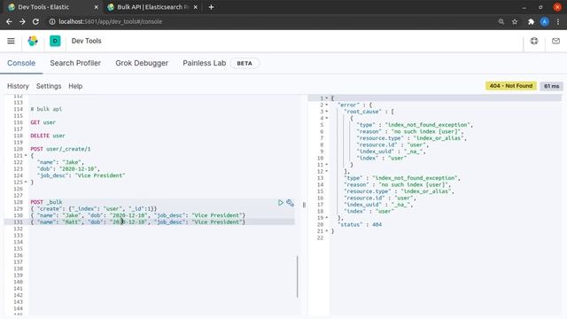 Bulk API for Multiple Document Indexing and Modification [ElasticSearch 7 for Beginners #3.3]