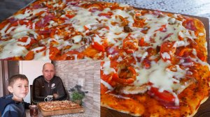 Быстрая ПИЦЦА на КЕФИРЕ без ДРОЖЖЕЙ!!! Готовим ПРОСТО, БЫСТРО, ВКУСНО и СЫТНО!!!