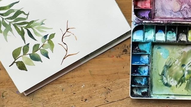6 More Easy Watercolour Leaves (with a small round brush!) смотреть онлайн
