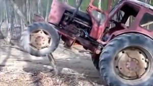 Сельский тракторист