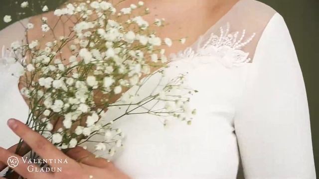 СВАДЕБНОЕ ПЛАТЬЕ С РУКАВАМИ CAMELIN смотреть онлайн