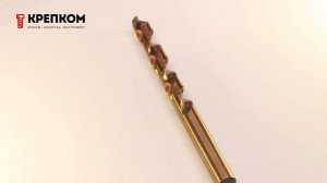 Сверло кобальтовое по металлу HSS-Co DIN 338