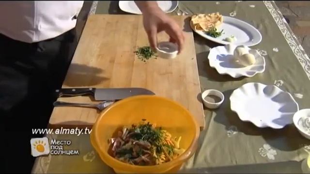 Салат с блинами смотреть онлайн